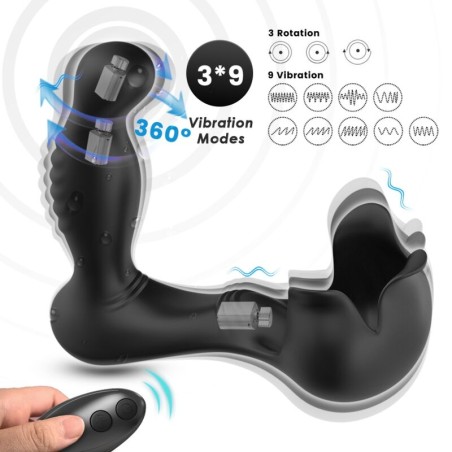 ARMONY - VIBRATORE SURROUND ANALE E STIMOLATORE TESTICOLO TELECOMANDO 