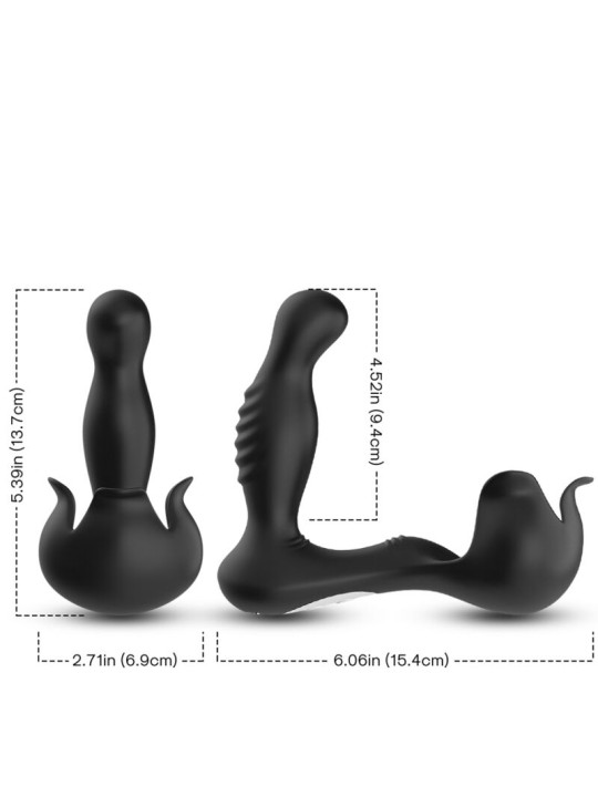 ARMONY - VIBRATORE SURROUND ANALE E STIMOLATORE TESTICOLO TELECOMANDO 