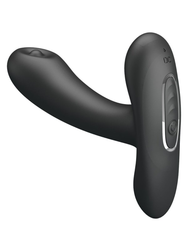PRETTY LOVE - REMINGTON MASAJEADOR VIBRADOR ANAL Y VAGINAL NEGRO