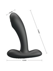 PRETTY LOVE - REMINGTON MASAJEADOR VIBRADOR ANAL Y VAGINAL NEGRO