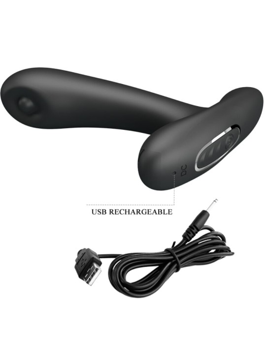 PRETTY LOVE - MASSAGEADOR VIBRATÓRIO ANAL E VAGINAL REMINTON PRETO