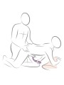 ROCKS-OFF - ADAPTADOR DE VIBRADOR ANAL E DE PRÓSTATA PRETO