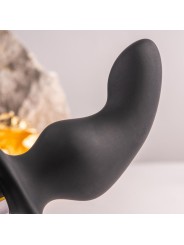 ROCKS-OFF - RO-ZEN RRO ANAAL PLUG MET VIBRERENDE PENISRING ZWART