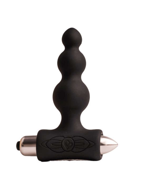 ROCKS-OFF - PETITE SENSATIONS BUBBLES ANAAL PLUG VIBRATOR ZWART