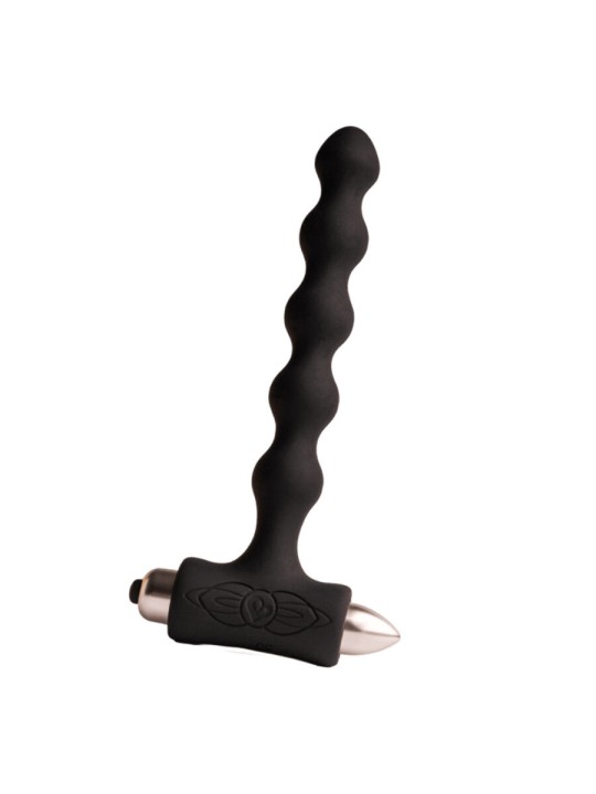 ROCKS-OFF - PETITE SENSATIONS PEARLS PLUG ANAL VIBRADOR PRETO