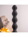 ROCKS-OFF - PETITE SENSATIONS PEARLS ANAAL PLUG VIBRATOR ZWART