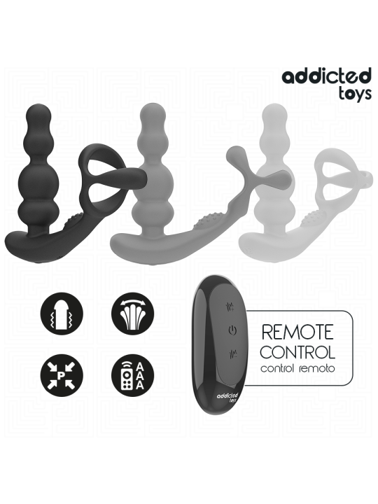 ADDICTED TOYS - ROTATING PROSTATE MASSAGER REMOTE CONTROL
