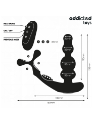 ADDICTED TOYS - ROTATING PROSTATE MASSAGER REMOTE CONTROL