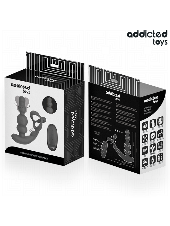 ADDICTED TOYS - ROTATING PROSTATE MASSAGER REMOTE CONTROL