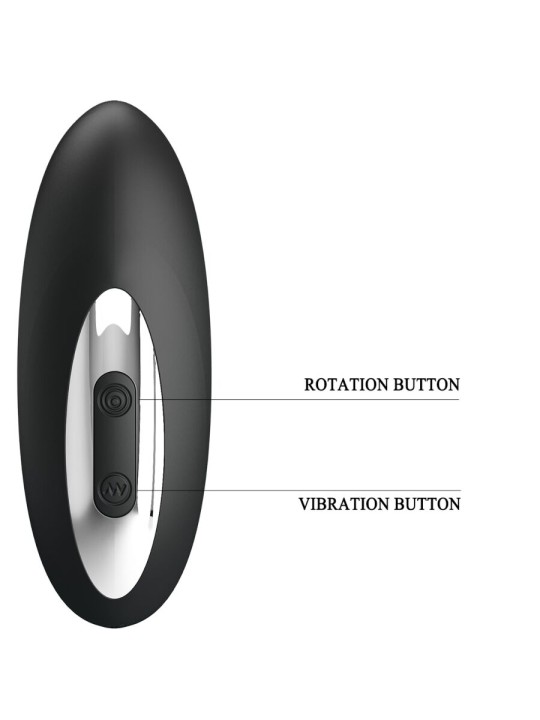 MR PLAY - PROSTAATMASSAGEAPPARAAT MET ROTATIE EN VIBRATIE