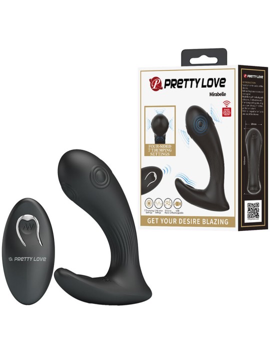 PRETTY LOVE - MIRABELLE VIBRADOR PROSTÁTICO CON CONTROL REMOTO