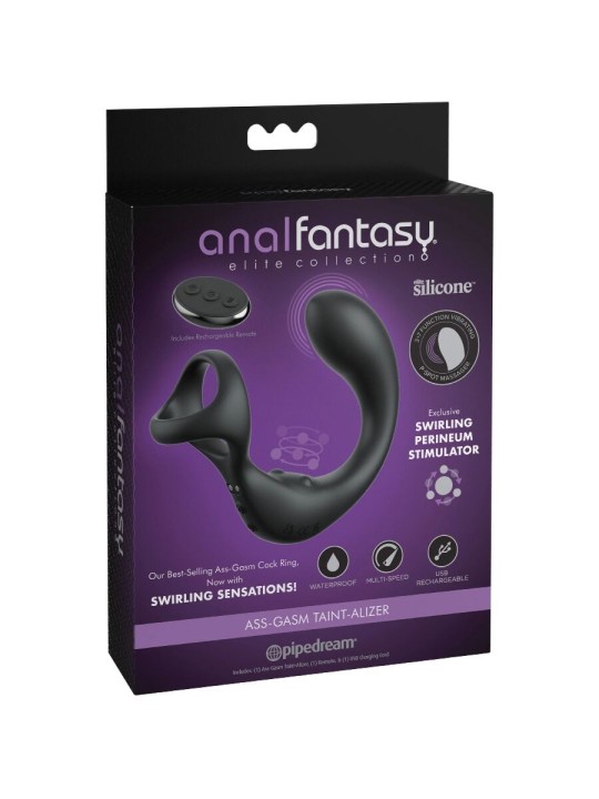 ANAL FANTASY ELITE COLLECTIE - VIBRERENDE ANALE MASSAGER MET AFSTANDSB