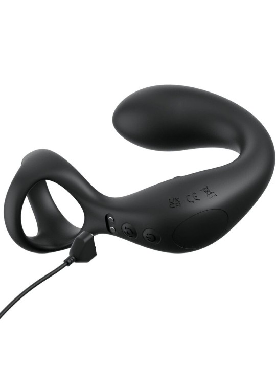 MASAJEADOR DE PRÓSTATA CON ANILLO VIBRADOR Y CONTROL REMOTO