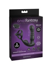 COLEÇÃO ANAL FANTASY ELITE - ANEL ANAL VIBRANTE E MASSAGEADOR COM CONT