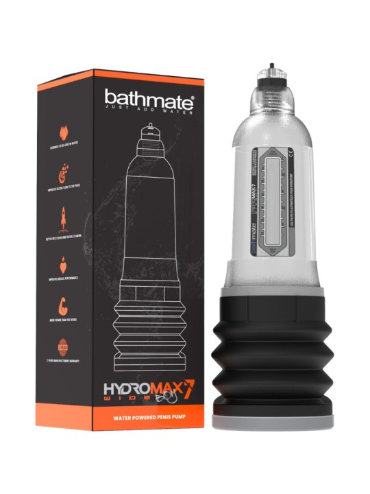 BATHMATE - HYDROMAX 7 WIDE BOY X30 TRANSPARANT