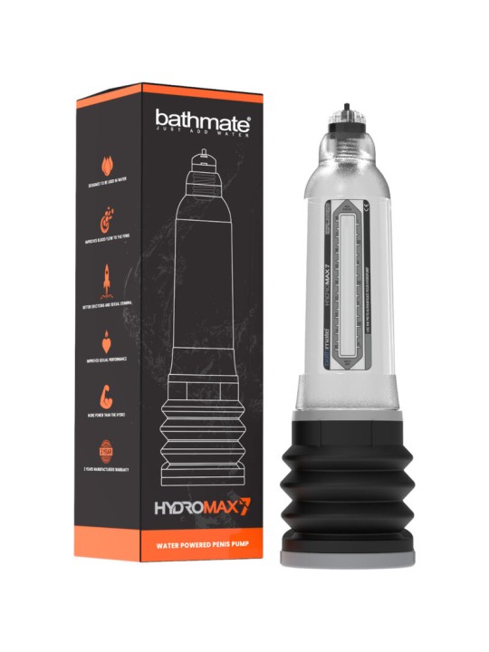 BATHMATE - HYDROMAX 7 BOMBA DE AUMENTO DO PÉNIS TRANSPARENTE