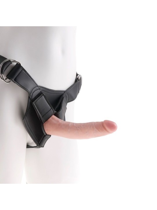 KING COCK - HARNESS MIT REALISTISCHEM PENIS 17,8 CM