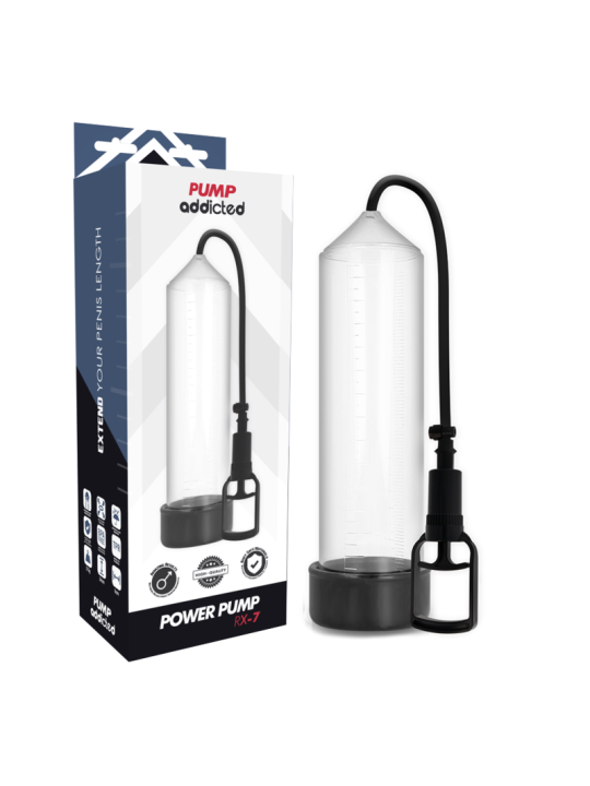 PUMP ADDICTED - BOMBA ERECCIÓN RX7 TRANSPARENTE