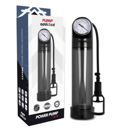 PUMP ADDICTED - ERECTIEPOMP RX9 ZWART