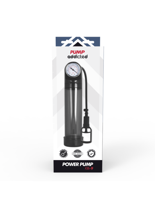 PUMP ADDICTED - ERECTIEPOMP RX9 ZWART