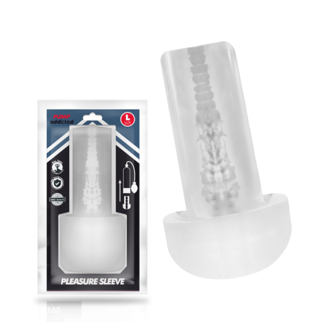 PUMP ADDICTED - PLEASURE SLEEVE MASTUBADOR MAAT L