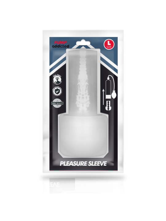 PUMP ADDICTED - PLEASURE SLEEVE MASTUBADOR MAAT L