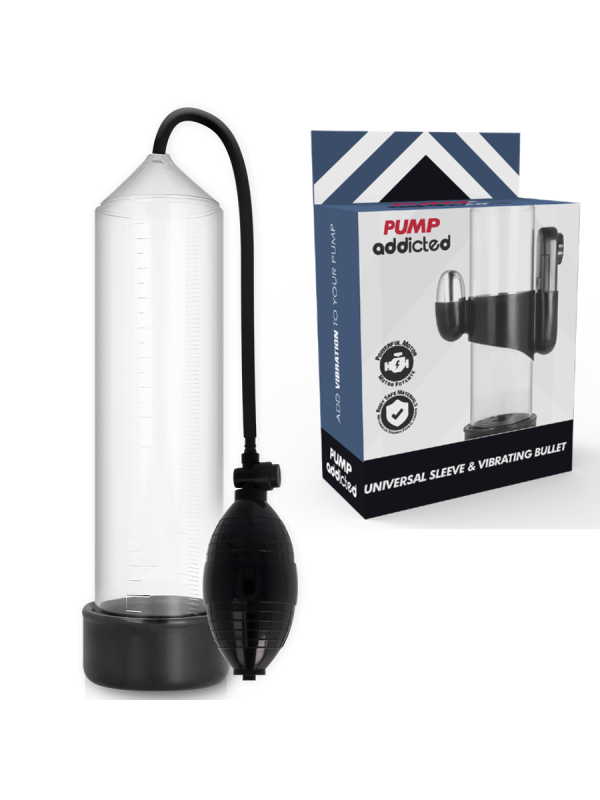 PUMP ADDICTED - RX3 TRANSPARENT VIBRATOR