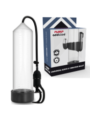 PUMP ADDICTED - RX5 TRANSPARANTE ERECTIEPUMP MET VIBRATOR