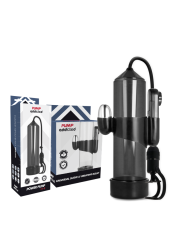 PUMP ADDICTED - RX5 ZWARTE ERECTIEPUMP MET VIBRATOR