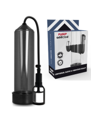 PUMP ADDICTED - RX7 ZWARTE ERECTIEPUMP MET VIBRATOR