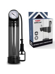 PUMP ADDICTED - BOMBA ERECCIÓN RX9 NEGRO CON VIBRADOR