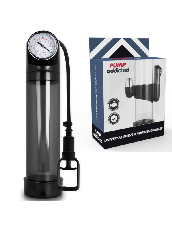 PUMP ADDICTED - VIBRADOR PRETO RX9