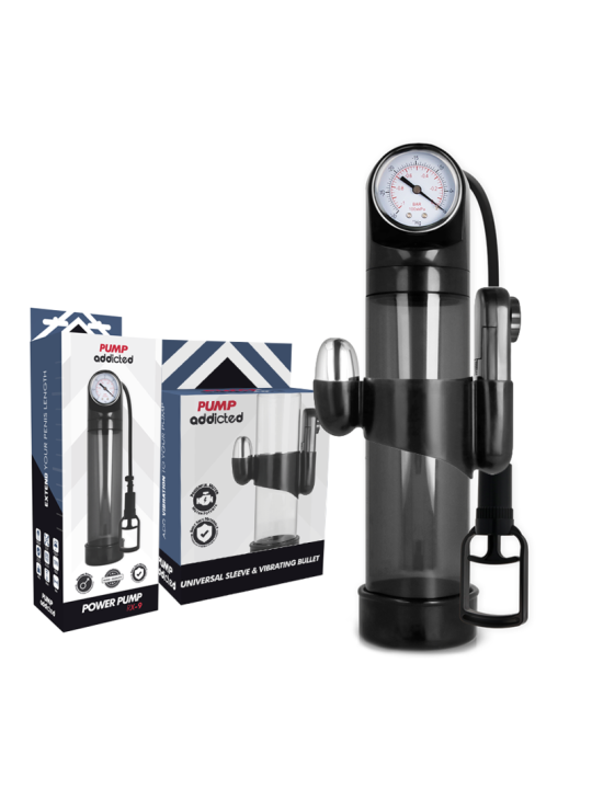 PUMP ADDICTED - VIBRADOR PRETO RX9