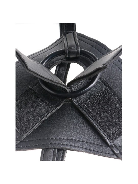 KING COCK - HARNESS COM PÊNIS NATURAL REALISTA 22,9 CM
