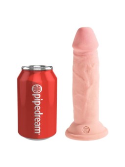 KING COCK - DRIEVOUDIGE DICHTHEID DILDO 15 CM