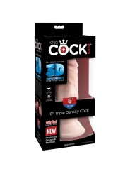 KING COCK - GODE TRIPLE DENSITÉ 15 CM