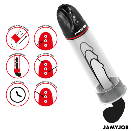 JAMYJOB - XPAND AUTOMATISCHE POMP 3 ZUIGNIVEAUS GRIJS