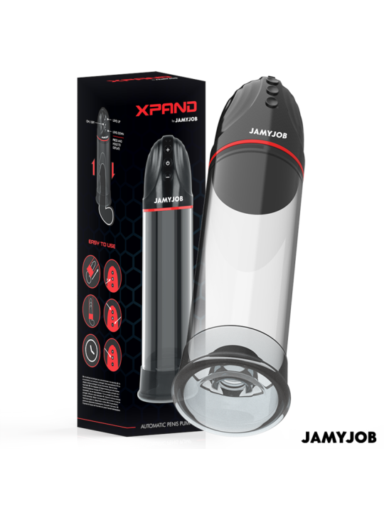 JAMYJOB - XPAND BOMBA AUTOMÁTICA 3 NIVELES DE SUCCIONADOR GRIS