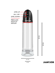 JAMYJOB - XPAND BOMBA AUTOMÁTICA 3 NIVELES DE SUCCIONADOR GRIS