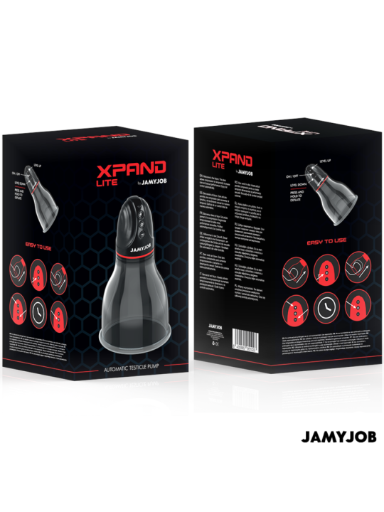 JAMYJOB - XPAND LITE POMPE À TESTICULES AUTOMATIQUE 3 NIVEAUX D'ASPIRA