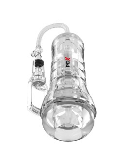 PDX ELITE - VIEWTUBE VAC XXL MANGE TRANSPARENTE AVEC POMPE D'ASPIRATIO