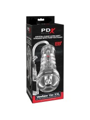 PDX ELITE - ASPIRATORE A TUBO DI VISTA XXL TRASPARENTE CON POMPA DI AS