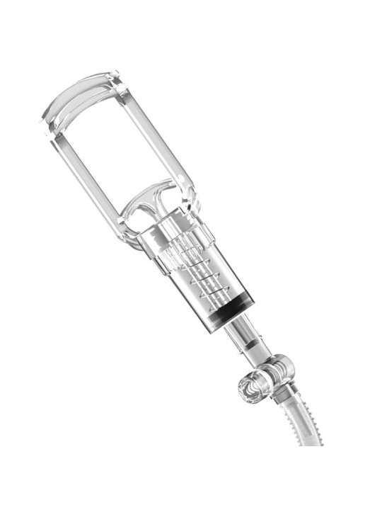 PDX ELITE - ASPIRATORE A TUBO DI VISTA XXL TRASPARENTE CON POMPA DI AS