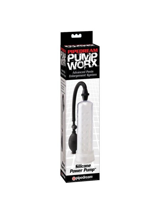 PUMP WORX - BOMBA DE ERECCION DE SILICONA TRANSPARENTE