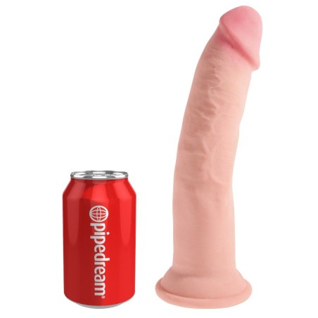 KING COCK - DRIEVOUDIGE DICHTHEID DILDO 23 CM