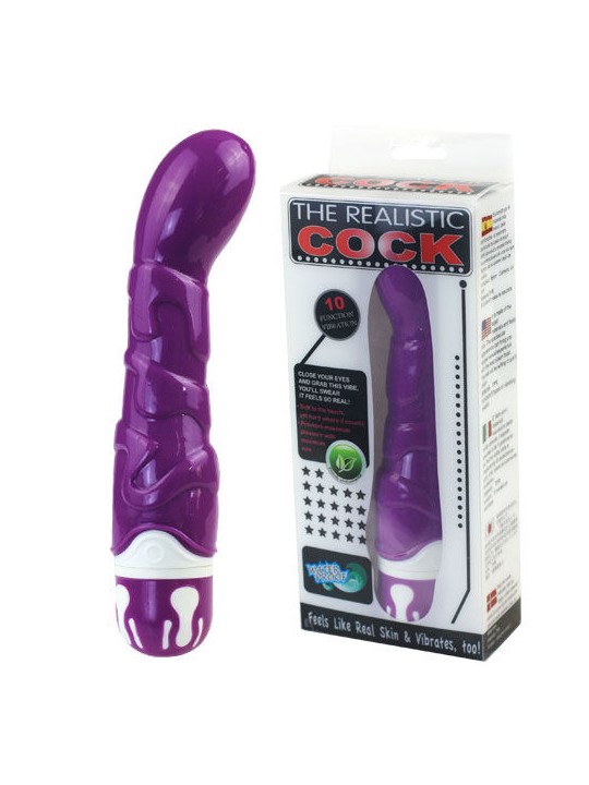 BAILE - REALISTIC COCK 10 RHYTHMS SENSATION VIOLET
