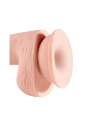 KING COCK - DILDO TRIPLA DENSIDADE 14 CM