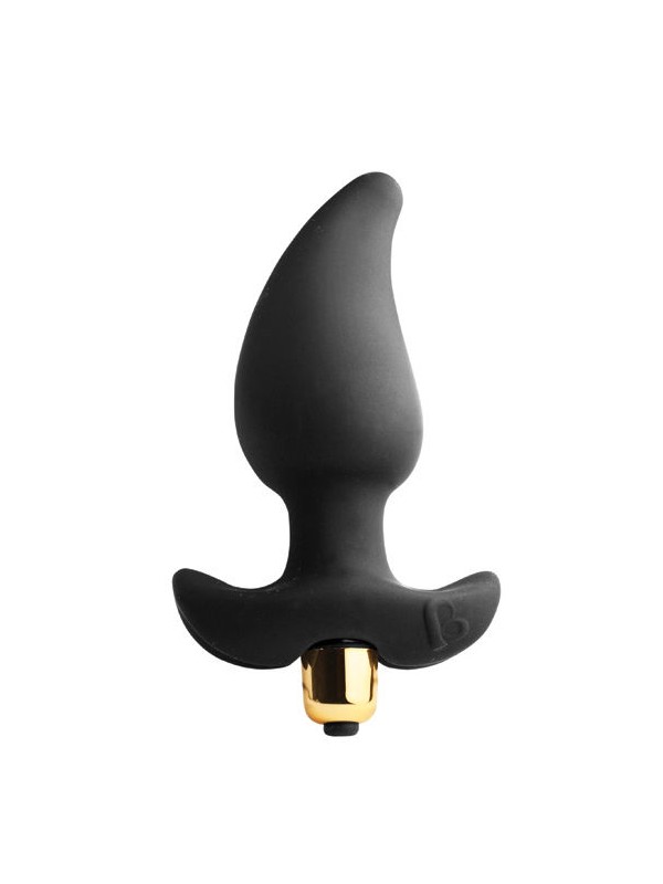 ROCKS-OFF - BUTT QUIVER ESTIMULADOR DEL PUNTO P 7 VELOCIDADES NEGRO
