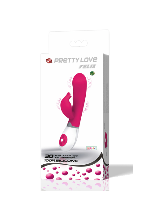 PRETTY LOVE - FLIRTATION VIBRATOR WITH FELIX STIMULATOR