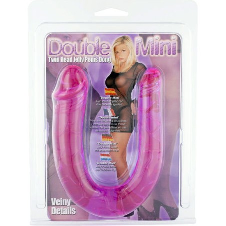 SEVEN CREATIONS - FLEXIBELE GELATINE DUBBELE KOPPEN PENIS